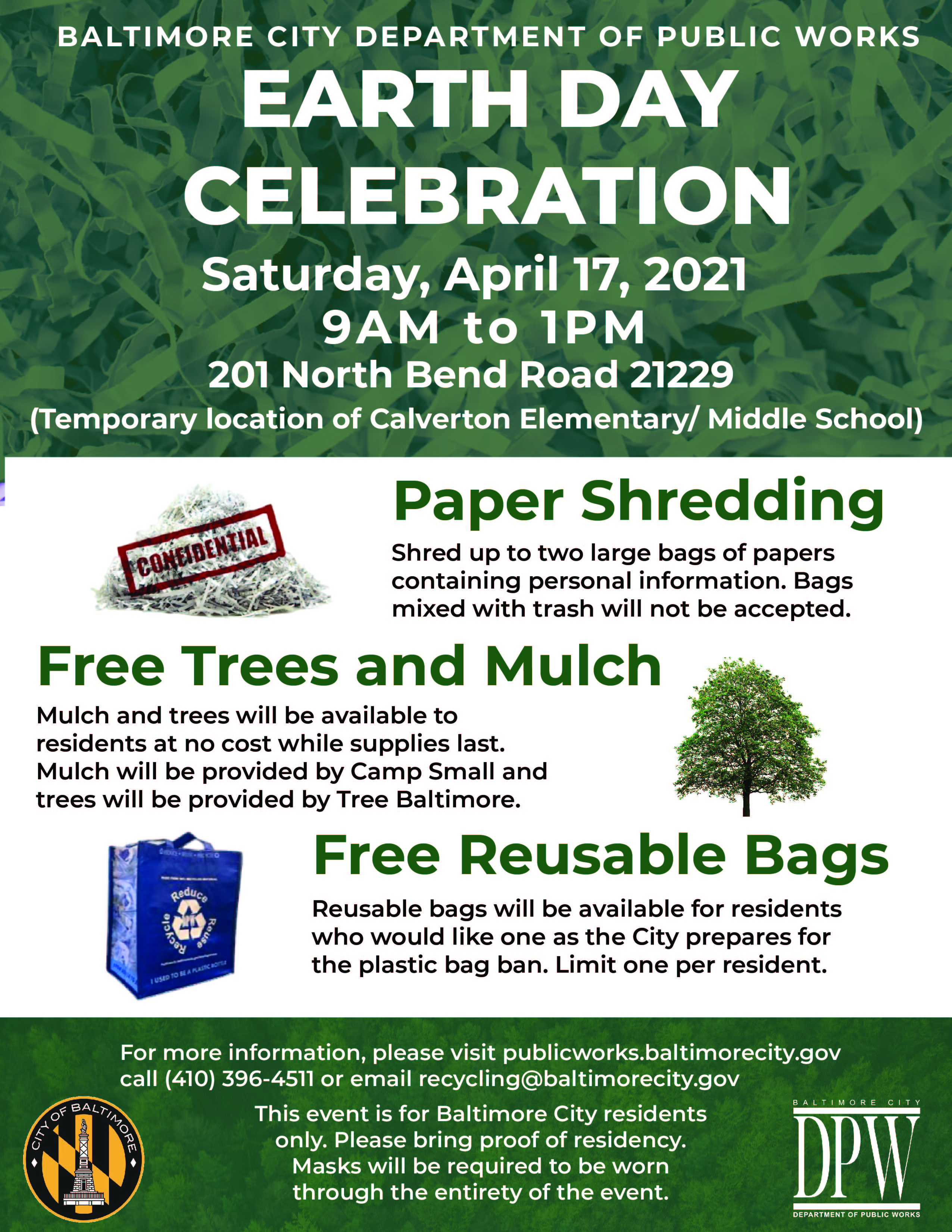 Earth Day Flyer 2021 event